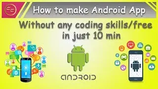How to create an app for free without coding in just 5 minutes | App development | Cyber channel
