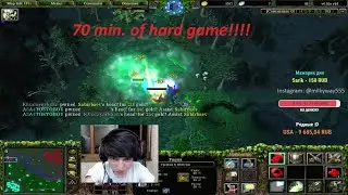A3A4TOSTOBOY заставляют потеть 70 мин. Hard game on Pugna.