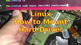 Linux - How to Mount Hard Drive