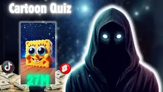 Can't Believe It! 😮 This is THE BEST Niche For Tiktok Creativity Program (Cartoon Quiz)