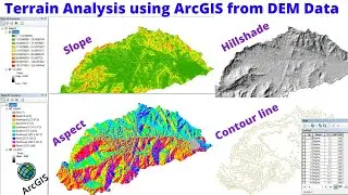 Terrain Analysis using ArcGIS from DEM data