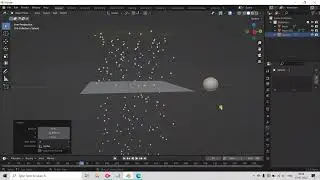 How to make realistic rain in blender. #blender3d