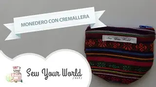 Como hacer un monedero con cremallera #DIY