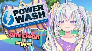 【Powerwash Simulator】playing MASH & telling love stories 💖【Mino Mieko  Ch.】