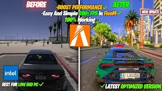 🔧How To Boost FPS & Fix FPS Drops in FiveM (GTA V) | FiveM Low End PC Fix Lag | FiveM Best Settings✔