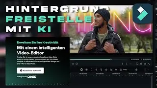 Hintergrund entfernen mit KI Tool Filmora