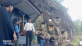 pemakaman almarhumah Lince Arung La'bi di kuburan batu Lokomata