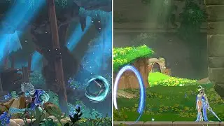 Afterimage - Rainbow Plains Area Boss Fights (No Damage Advance Mode)