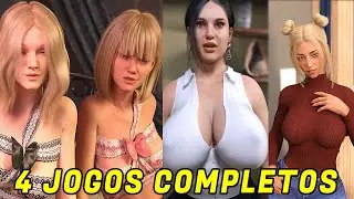 4 JOGO NOVOS ( COMPLETOS ) Em Português para Celular Android e PC