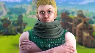 Mordhau but it's Fortnite