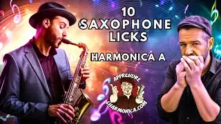 10 Licks Saxophone et Trompette - Harmonica A - Free tabs