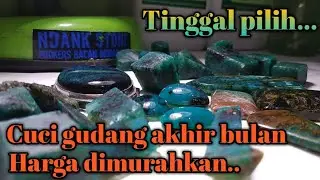 Cuci gudang bahan bacan Doko...murah banget om ku ..