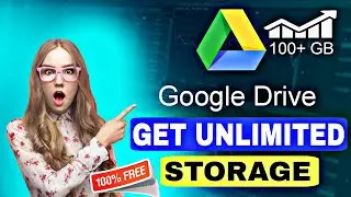 How to get unlimited storage on google drive | Google drive free storage [ 100% legal and free ]