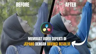 Tutorial Davinci Resolve - membuat video kita seperti di Jepang