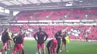 LFC Warming up