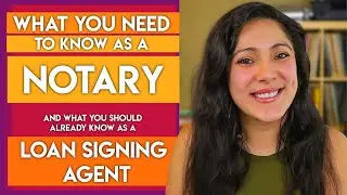 NOTARY PUBLIC TRAINING & A Refresher For  NOTARY / LOAN SIGNING AGENTS!