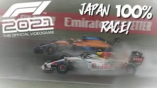 F1 2021 Japan 100% Race! (RED BULL SPECIAL HONDA LIVERY!)