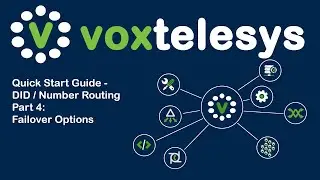 Voxtelesys Portal Quick Start Guide - DID/Number Routing, Part 4: Failover Options