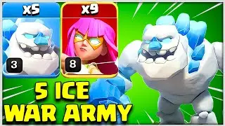 5 Ice Golem Super Archer Th11 Attack