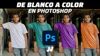 De BLANCO a COLOR en photoshop / de NEGRO a COLOR en photoshop / cambia objetos de color fácilmente