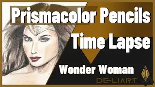 PRISMACOLOR Pencils - Wonder Woman Time Lapse