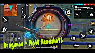 Dragunov And Mp40 Headshots -Free Fire 🔥