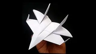 How To Make Origami F-15 Paper Airplane || Fighter paperAeroplane||Origami F-15 paper plane