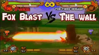 Jutsu vs Jutsu Naruto Shippuden Ultimate Ninja 5 [ PART 1 ] - Nine Tailed Fake Fox Blast