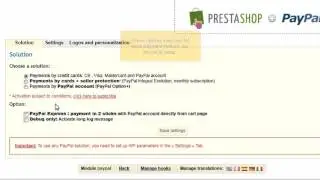 How to configure payment methods in PrestaShop