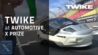TWIKE with threewheeler TW4XP (TWIKE 4) at Automotive X PRIZE USA (2010)