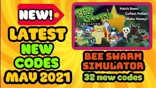 *MAY 2021 CODES* Roblox BEE SWARM SIMULATOR codes, 32 new codes