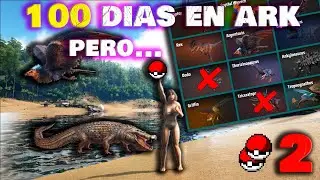 Así TAMIE el DINO más TERRORIFICO /😖100 Dias en Ark pero…/ Ep.2