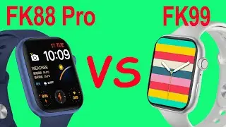 Comparision: Finow FK88 pro VS FK99 Smartwatch Unboxing&Review, What differences between iwo watch?