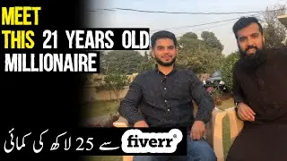21 Yr Old Pakistani Fiverr Millionaire | 25-35 Lakhs a Month Income | Azad Chaiwala