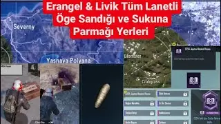 Tüm Lanetli Öge Sandığı ve Sukuna Parmağı Yerleri | Pubg Mobile Erangel ve Livik Haritasında Yerleri