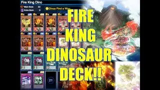 Yu-Gi-Oh Duel Links Fire King Dino Deck
