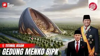 Tutorial Desain Gedung Menko Bidang Infrastruktur&Pembangunan Kewilayahan - Nusantara Arsitektur Ai