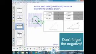 Lesson 2-04, Part IV - Trig Values Using Special Triangles