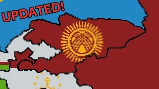 Updating Kyrgyzstan - World Flag Map Tutorial [Updated!] [Minecraft]