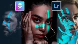 Neon Light Effects editing in Picsart Face Neon Light Effects on Face On PICSART | Nfkpictures