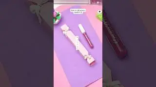 How To Gift Wrap A Lipstick 💄 | Gift Wrapping Ideas | gift ideas for friends #shorts #viralshorts