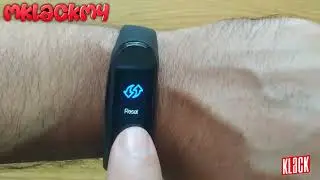 Pulsera Inteligente Smartband De Actividad Pulsometro Pasos Calorias  MKLACKM4 KLACK