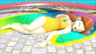 [リョナ] SSBU Daisy (Swimsuit) Defeated Ryona