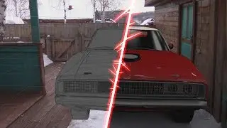 Додж Чарджер. Визуальные эффекты в видео