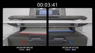 RICOH MP W8140SP и W7100SP. Тест на скорость печати