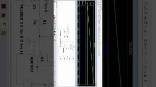 Log Amplifier using Op Amp Experiment | Logarithmic Amplifier Opamp | #opamp #ltspice #ic741 #shorts