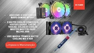 Limpeza, Manutenção e adicionar 3 ventoinhas no PC do @felpsesports975