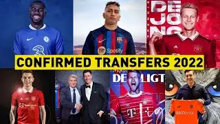 ALL LATEST CONFIRMED TRANSFER NEWS 2022 SUMMER! FT. DE JONG, RAPHINHA, LISANDRO MARTINEZ