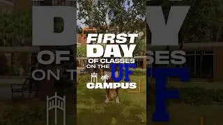 First day of classes on the UF campus
