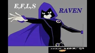 [EFLS ART'S] Dibujando a Raven - Teens Titan (Kolourpaint)